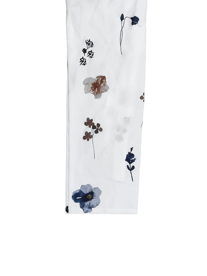 Ellis™ Elegant Floral Print Blouse Dress