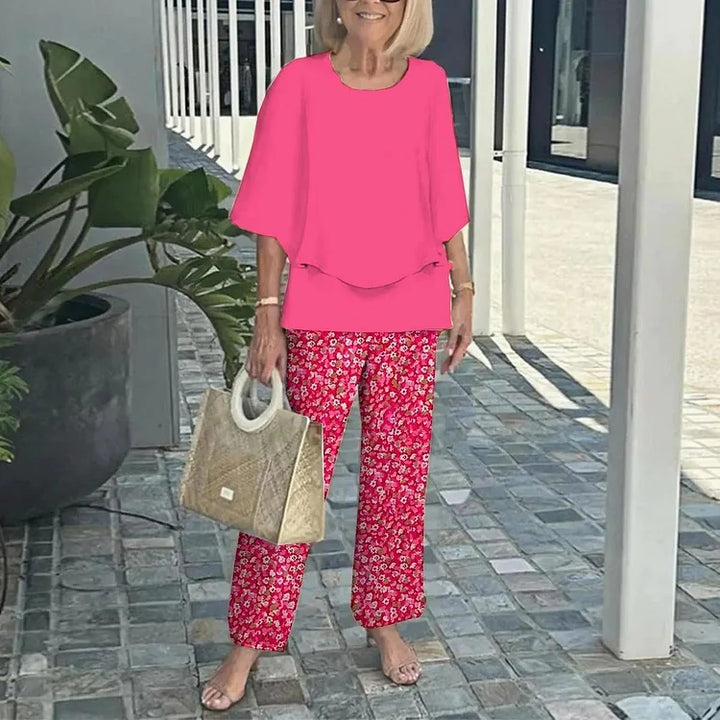 Genevieve | Stylish Trendy Print Two-Piece Set