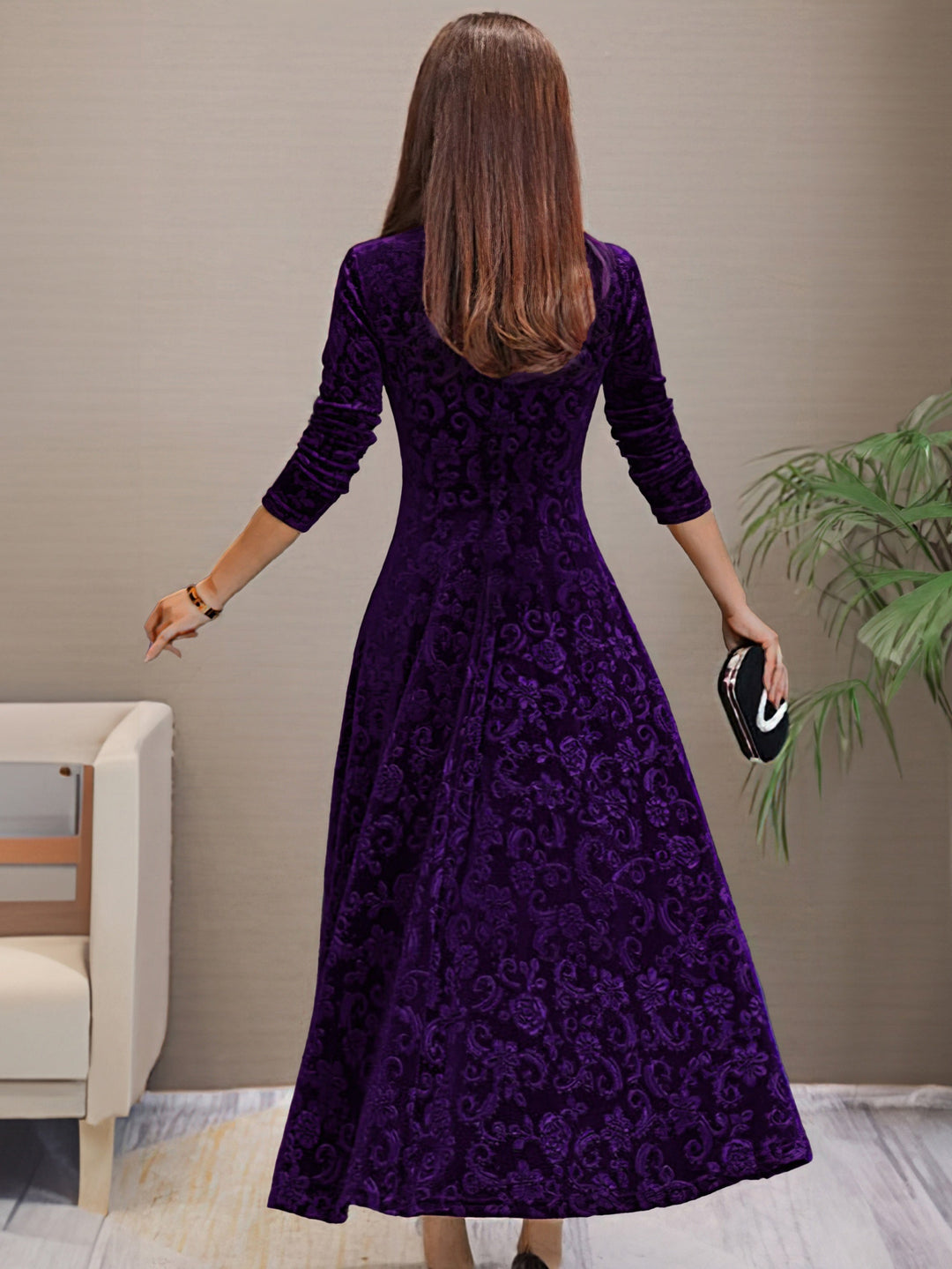 Denise | Velvet Elegance Dress