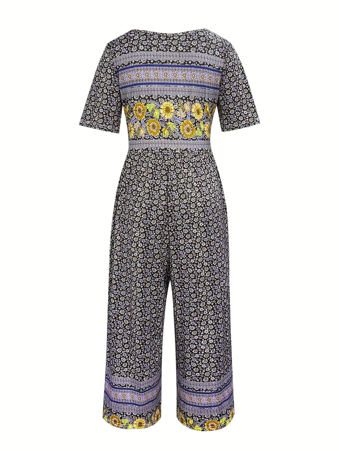 Teri-Floral Print Casual Versatile Dress