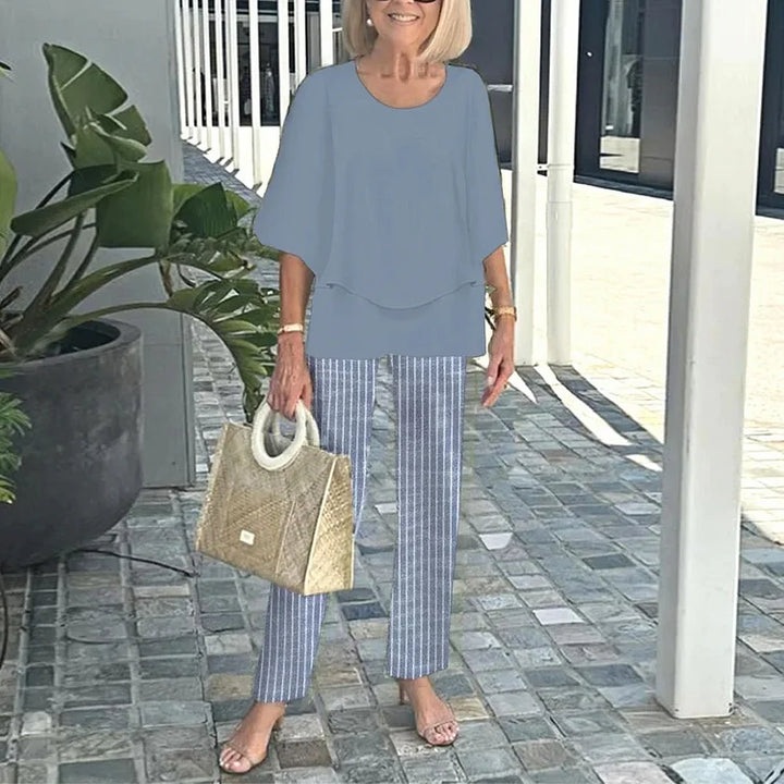 Genevieve | Stylish Trendy Print Two-Piece Set