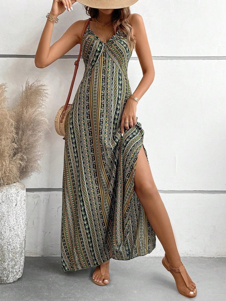 Hanna™ - Ethnic Backless Dress