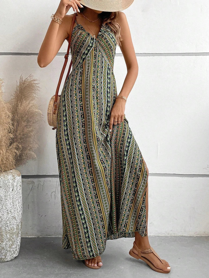 Hanna™ - Ethnic Backless Dress