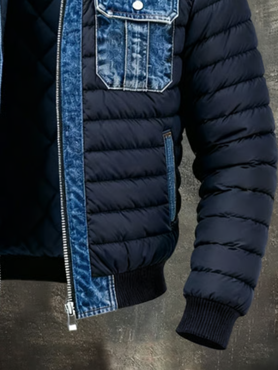 Jeffrey™ | Hybrid Quilted Denim Jacket