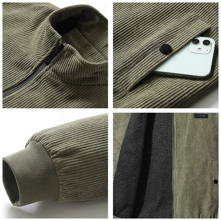 Arthur | Cord Jacket with Fleece Lining