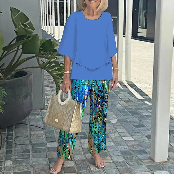 Genevieve | Stylish Trendy Print Two-Piece Set