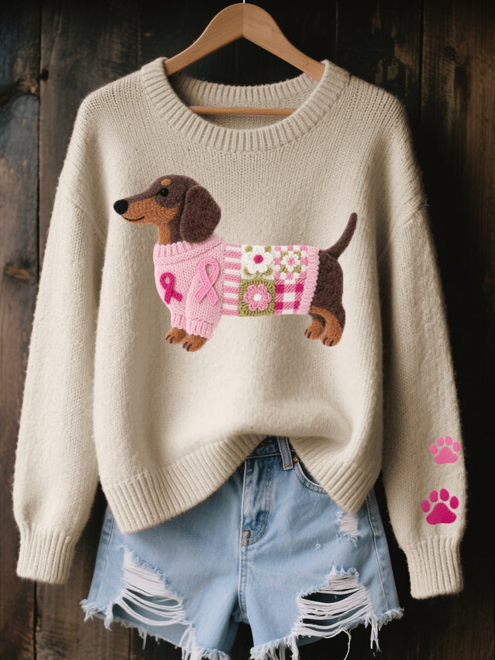 Naoni – Cosy Dachshund Knit Jumper